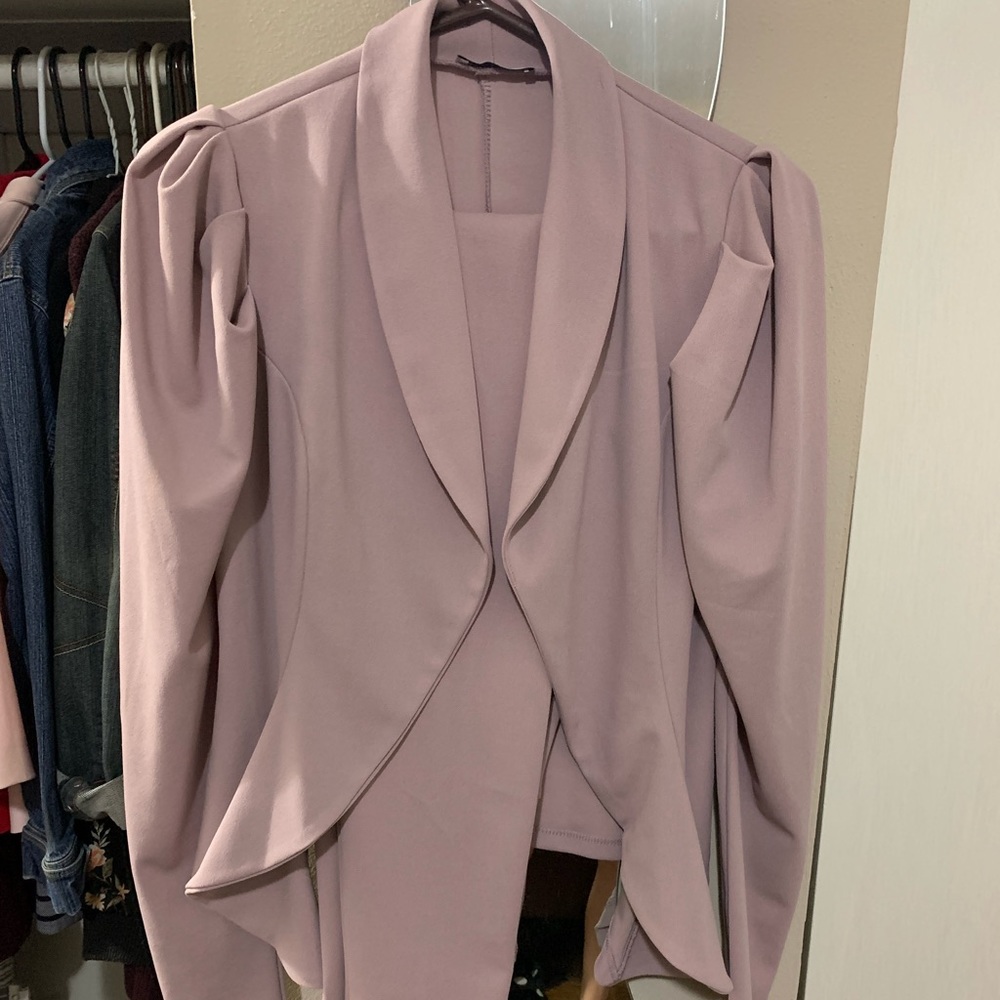 Fashion nova women’s suit. Never worn. Size medium